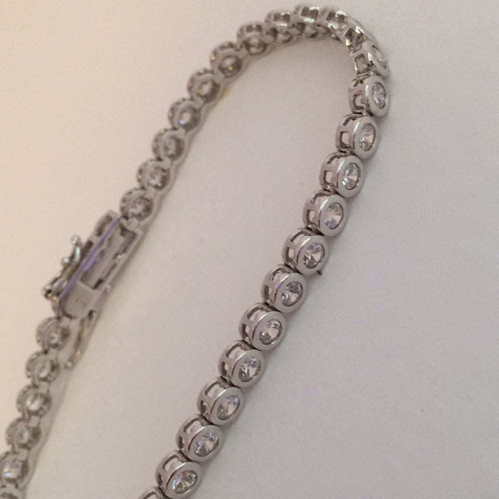 Silver Tennis Bracelet